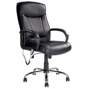 High Back Leather Faced Massage Chair