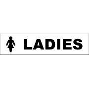 Inch.LadiesInch. Acrylic Sign