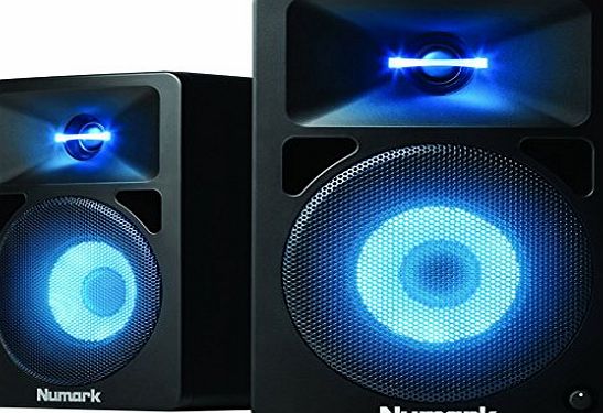 Numark N-Wave 580L Powered Desktop DJ Monitor Speakers