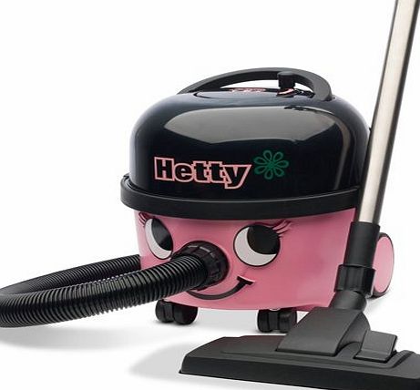 Numatic  HET200-12 Hetty Vacuum Cleaner, 620 Watt, Bagged, Pink/Black