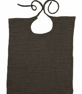 Square bib Taupe brown `One size
