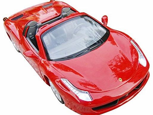 05 Red 1:32 Scale Ferrari F458 Diecast Cars Models Convertible Super Sports Car New