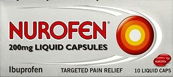 Nurofen, 2041[^]10086433 Liquid Capsules Ibuprofen 200mg - 10