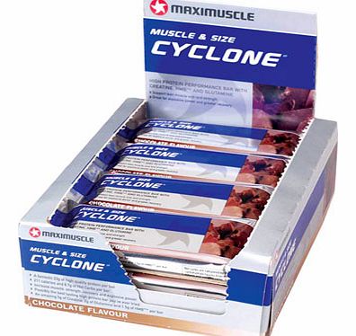 Nutrition Supplements  Maximuscle Cyclone Muscle Bar X 12