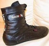 Boxing Boots SHIHAN (Size: 43)-High Quality Soft Leather - SPECIAL LOW PRICE !!!