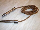 SKIPPING ROPE-Leather With Heavy Metal Weighted Handles-FREE SKIPPING ROPE WORKOUT TRAINING DVD