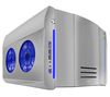 Rogue Super Cube PC Tower- silver, blue