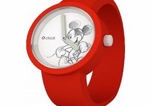 O clock Disney Mickey Red Watch