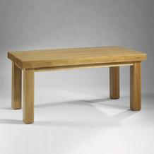 Contemporary Oak Dining Table Thick Top