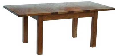 DINING TABLE 6FT 8IN EXTENDS TO 8FT 10.5IN