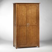 Oak French Dark Oak Wardrobe Ladies