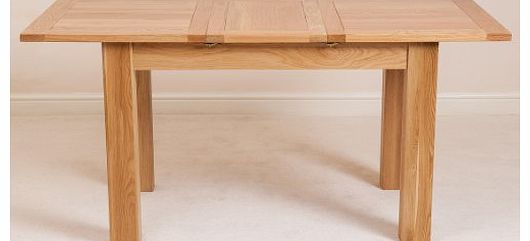 OAK FURNITURE KING HAMPTON SOLID OAK EXTENDING DINING TABLE