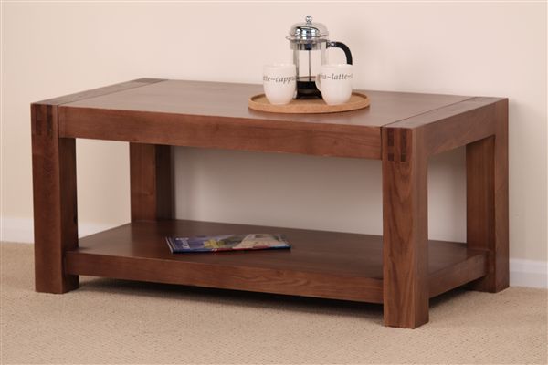 Oak Furniture Land Enzo Solid Ash Coffee Table