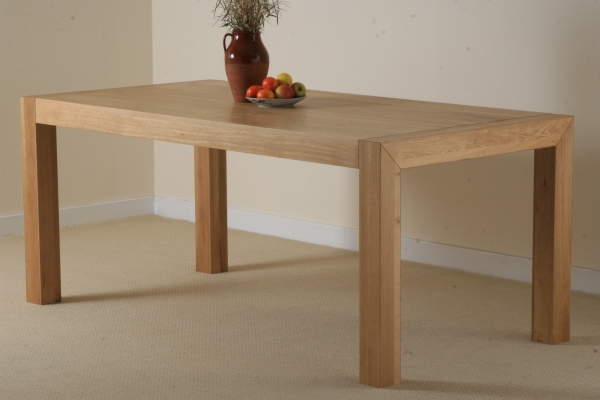 Pablo Solid Oak Dining Table