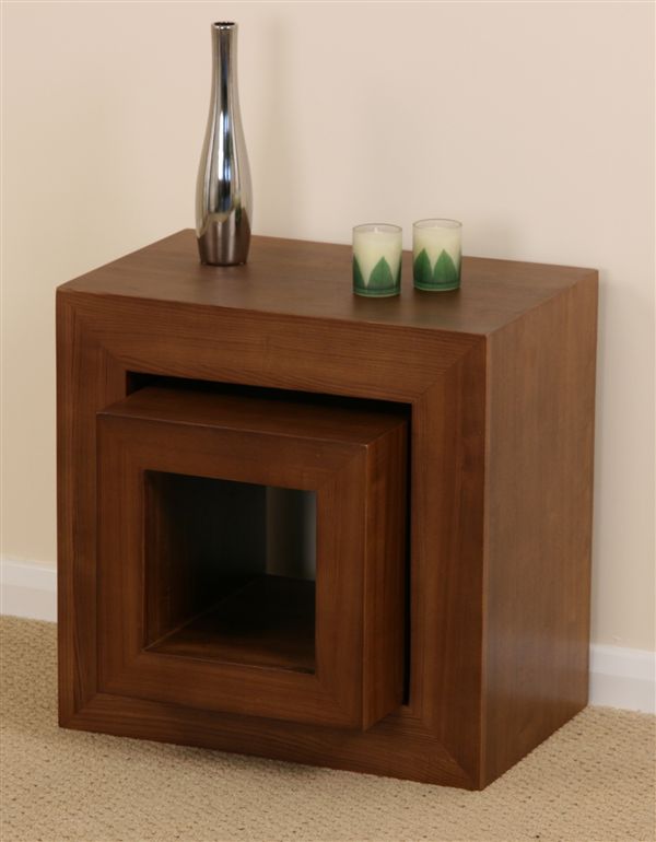Wesley Ash Set Of Two Cube Tables