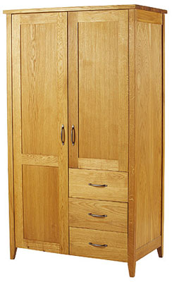 oak GENTLEMANS WARDROBE WEALDEN