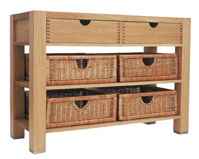 LARGE TABLE WOVEN DRAWERS