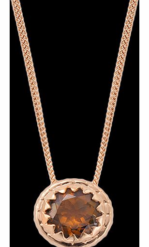 Star of Nature pendant, Rose Gold Vermeil