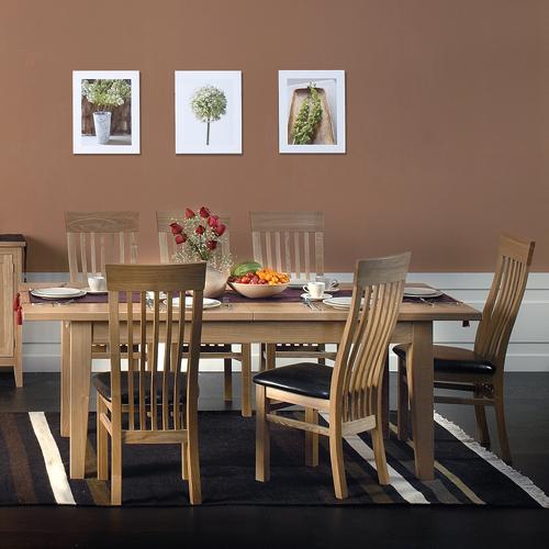 Oakleigh Furniture Oakleigh Dining Set (Extending table  6 Classic Chairs)