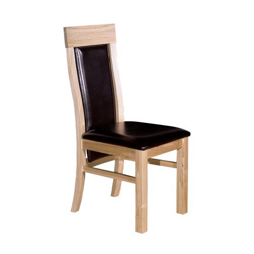 Oakleigh Furniture Oakleigh Leather Back Dining Chair