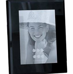 Black Bevelled Glass 4 x 6 Photo Frame