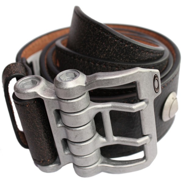 Oakley Black Rivet Leather Belt by