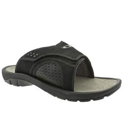 Oakley Male Supercoil Slide 3 Manmade Upper in Black and Grey