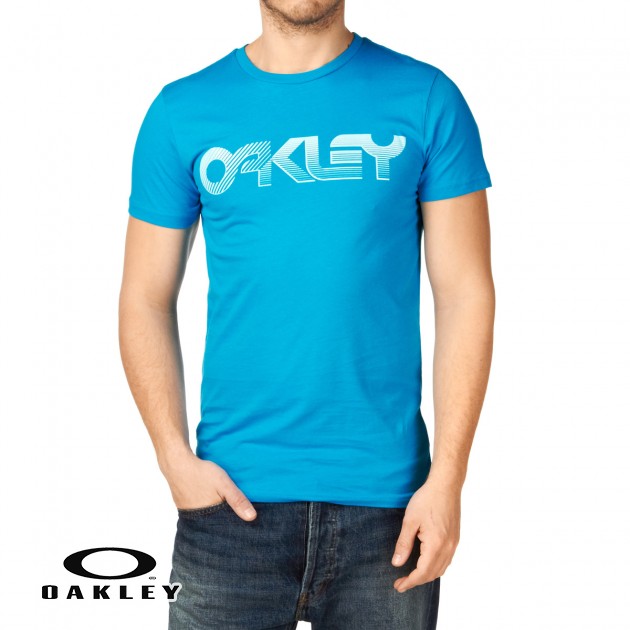 Mens Oakley Current Edition T-Shirt - Pacific