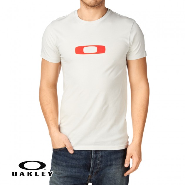 Mens Oakley Square Me T-Shirt - Crystal Gray