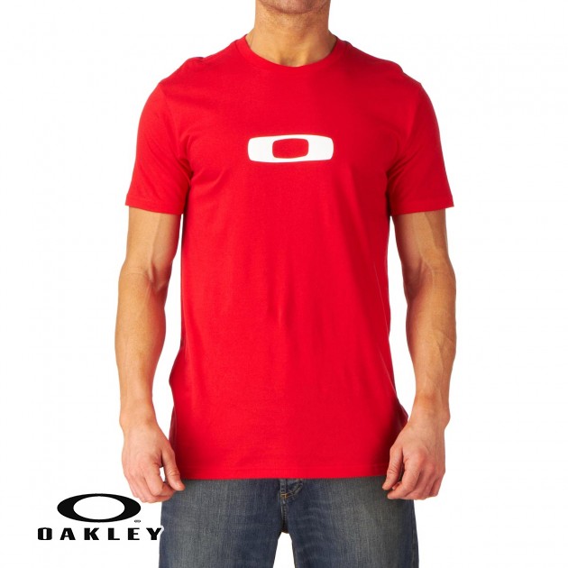 Mens Oakley Square Me T-Shirt - Redline