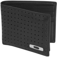 PERF LEATHER WALLET - BLACK
