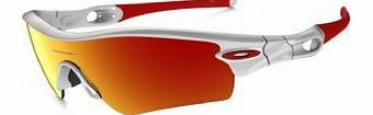 Radar Path Sunglasses White/oo Red