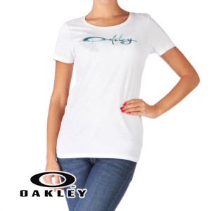 T-Shirts - Oakley Script T-Shirt - White