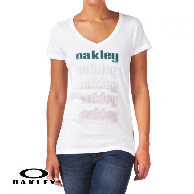 Womens Oakley Blur T-Shirt - White