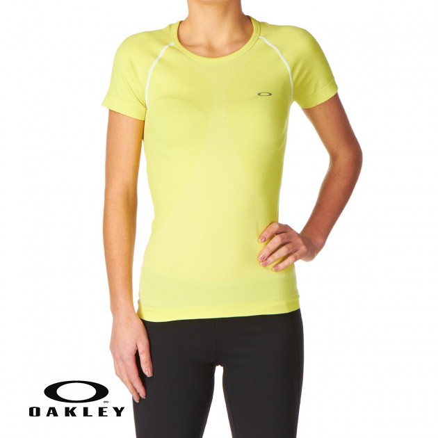 Womens Oakley Continuity T-Shirt - Limeade