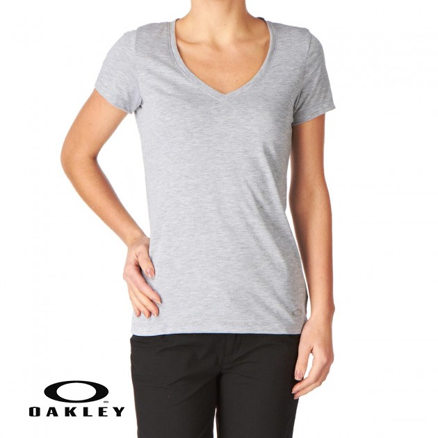 Womens Oakley Stability T-Shirt - Heather Grey
