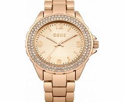 Oasis Ladies All Rose Bracelet Watch