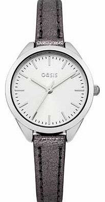 Oasis Ladies Grey Strap Watch