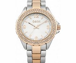 Oasis Ladies Two-Tone Bracelet Watch