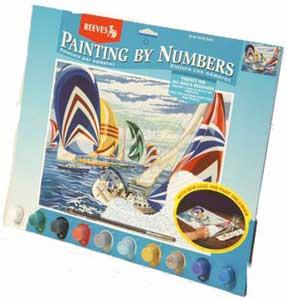 Reeves Senior Paint by Numbers Yacht Race