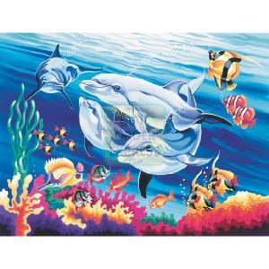 Reeves Senior Painting By Numbers Underwater Dolphins