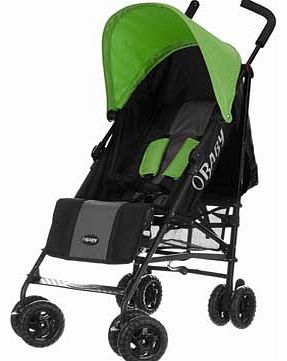 Obaby Atlas Black and Grey Stroller - Lime