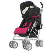 OBaby Aura Deluxe Pushchair With Pink Accessory