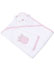B is for Bear Pink Hooded Towel Set