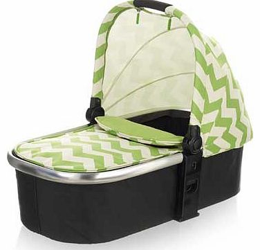 Obaby Chase Carrycot - ZigZag Lime