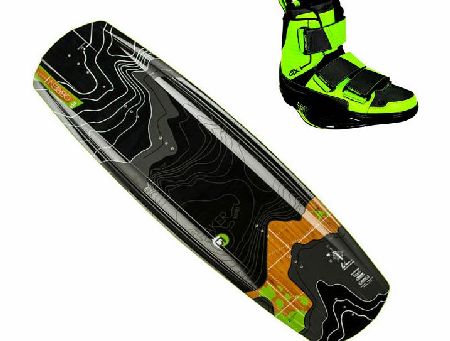 O`Brien Mens OBrien Baker Impact Base Wakeboard   GTX