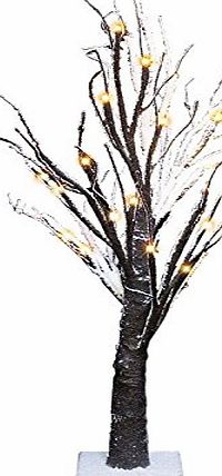 Occasions 4U 2ft Battery Indoor Snowy Christmas Tree with 24 Bright White LEDs