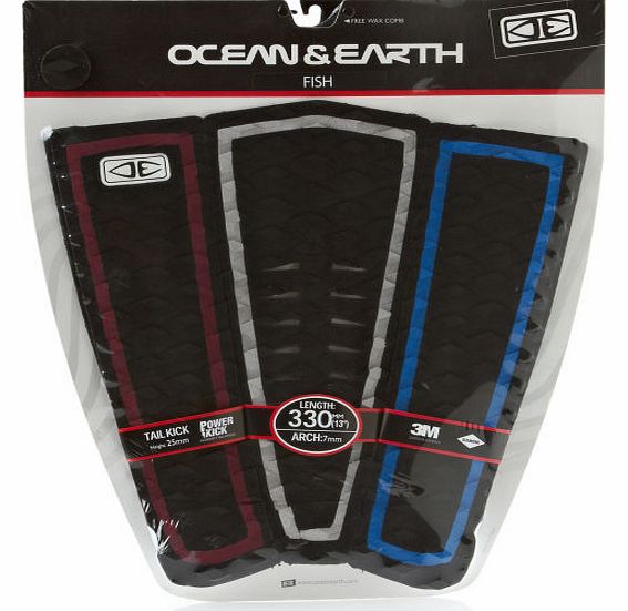 Ocean and Earth Fish Grip Pad - Multi