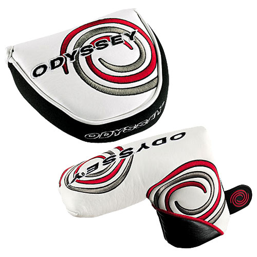 Odyssey Tempest Putter Headcover White/Black/Red