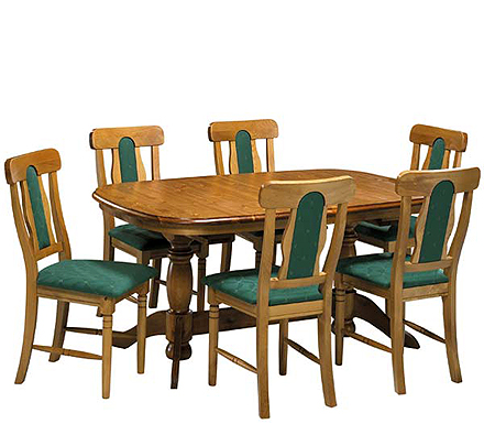 Oestergaard Mallam Pine Extending Dining Table - WHILE